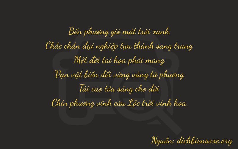 Thơ dịch biển số xe 41139
