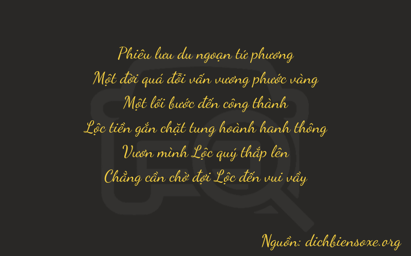 Thơ dịch biển số xe 41140