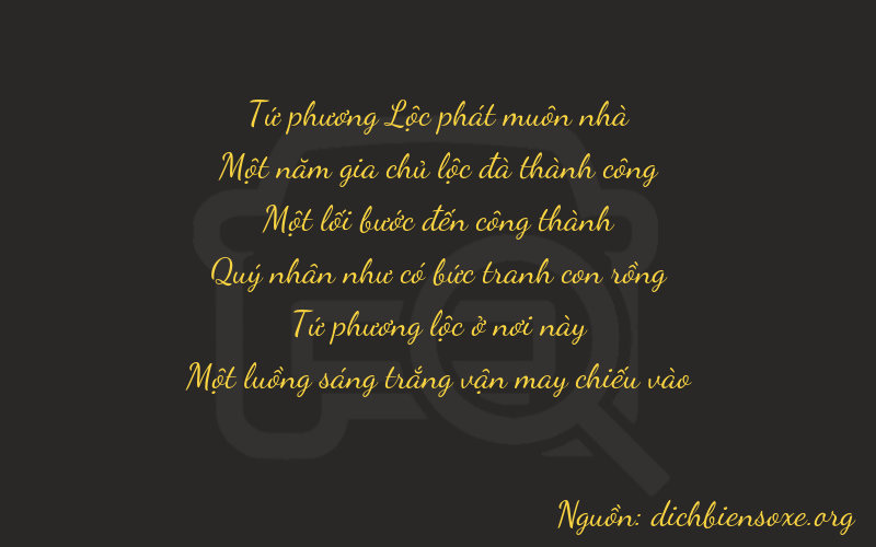 Thơ dịch biển số xe 41141