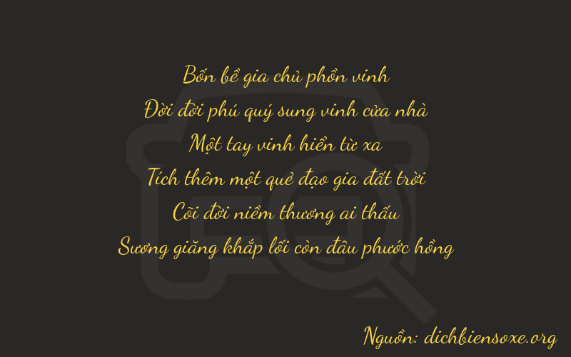Thơ dịch biển số xe 41144