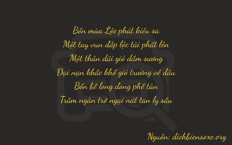 Thơ dịch biển số xe 41146