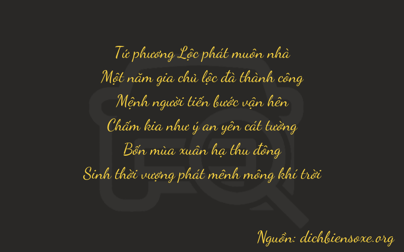 Thơ dịch biển số xe 41240