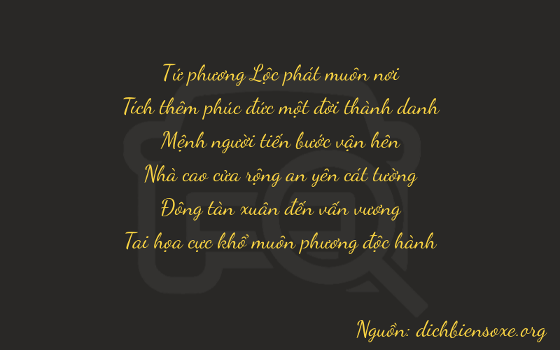 Thơ dịch biển số xe 41241