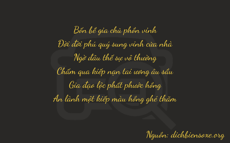 Thơ dịch biển số xe 41261