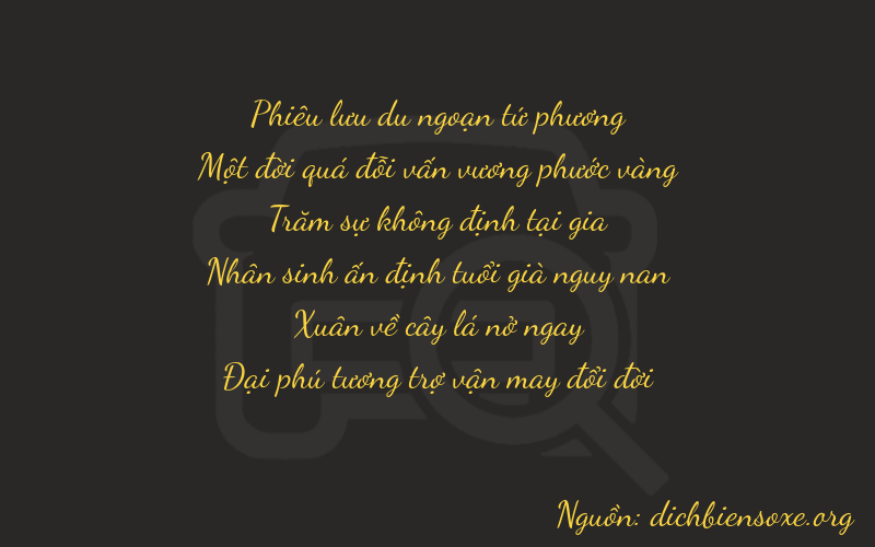Thơ dịch biển số xe 41266