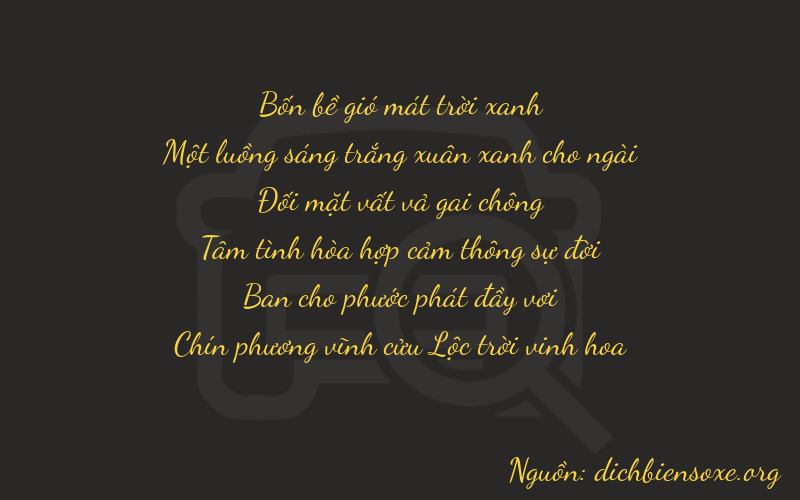 Thơ dịch biển số xe 41289