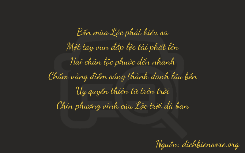 Thơ dịch biển số xe 41299