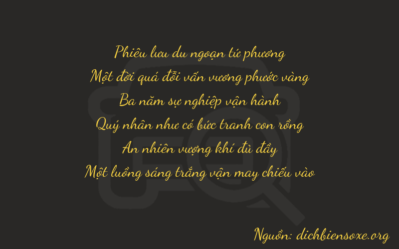 Thơ dịch biển số xe 41311