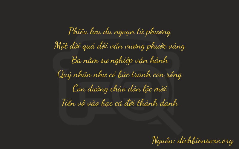 Thơ dịch biển số xe 41320