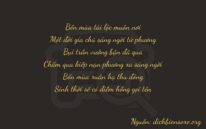 Thơ dịch biển số xe 41345