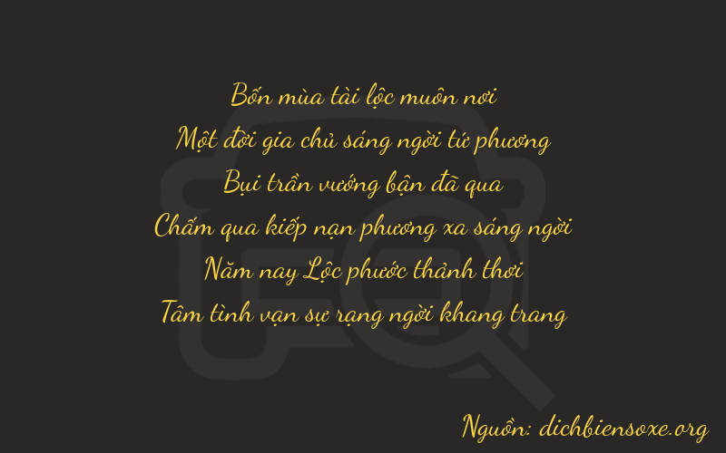 Thơ dịch biển số xe 41354