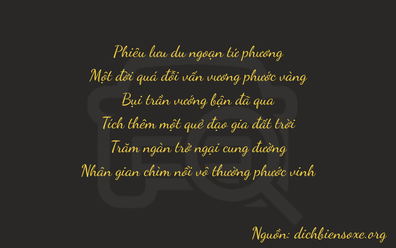 Thơ dịch biển số xe 41374