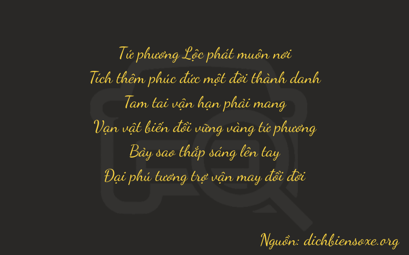 Thơ dịch biển số xe 41376