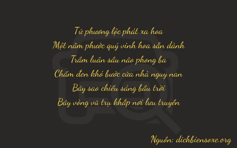 Thơ dịch biển số xe 41377