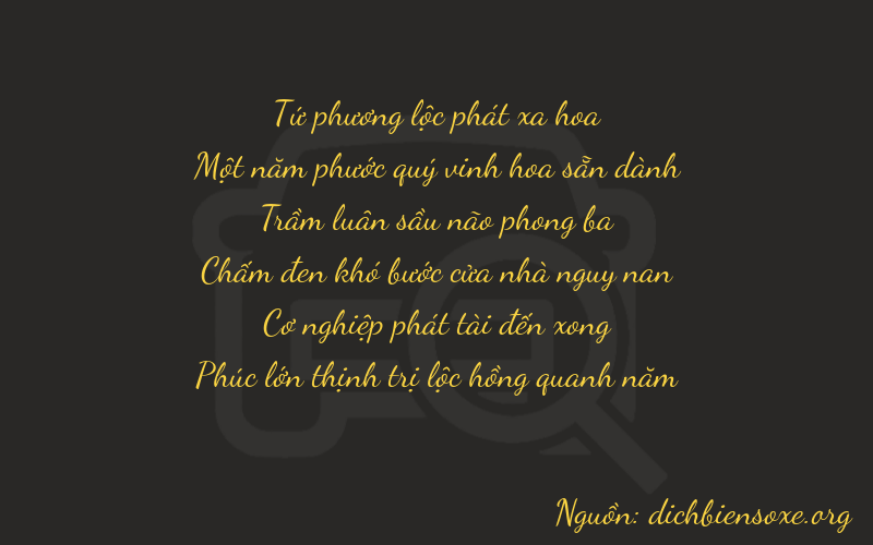 Thơ dịch biển số xe 41386