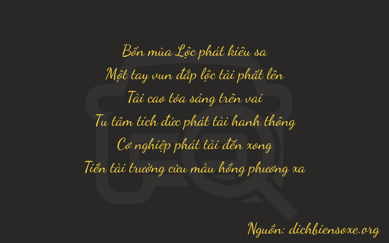 Thơ dịch biển số xe 41389