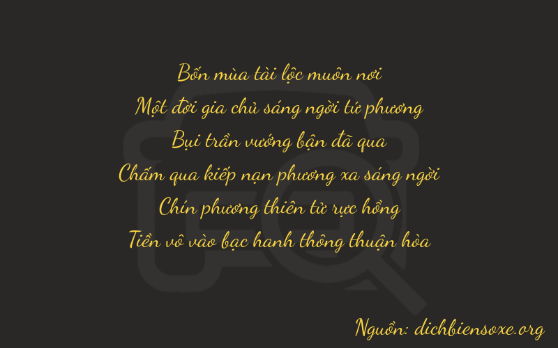 Thơ dịch biển số xe 41390