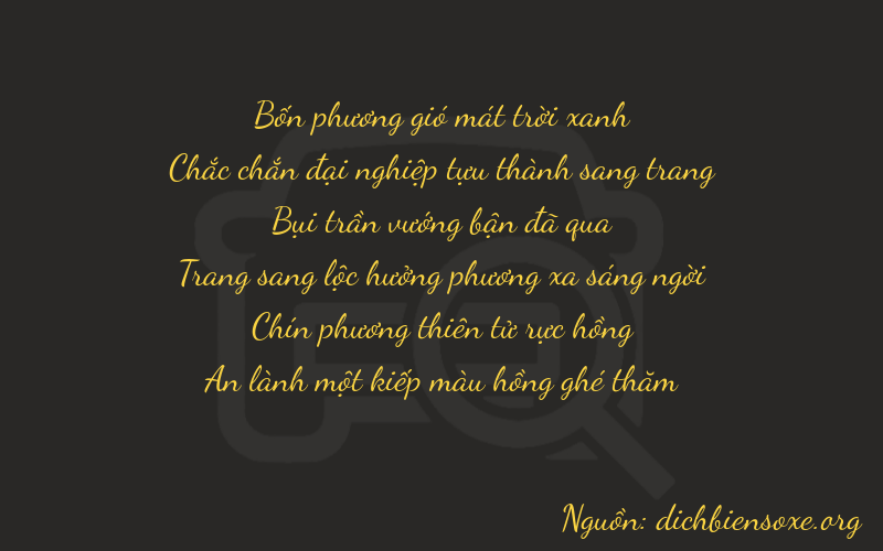 Thơ dịch biển số xe 41391