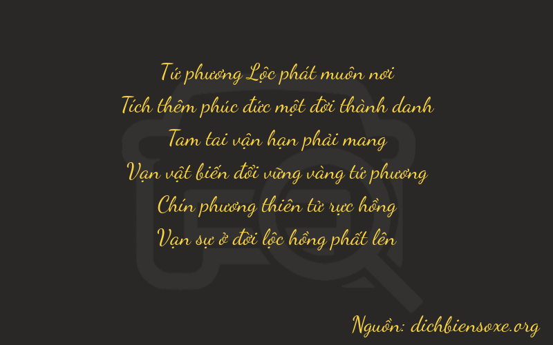 Thơ dịch biển số xe 41394