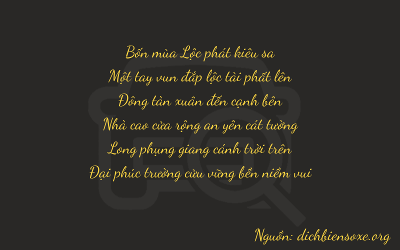 Thơ dịch biển số xe 41479