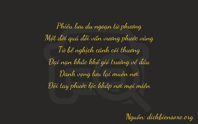 Thơ dịch biển số xe 41482