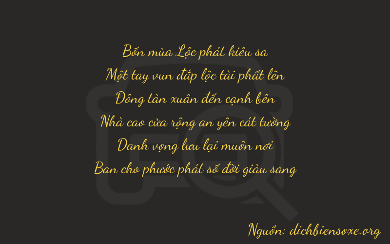 Thơ dịch biển số xe 41488