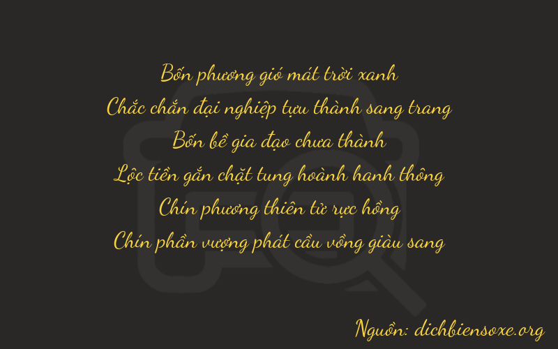 Thơ dịch biển số xe 41499