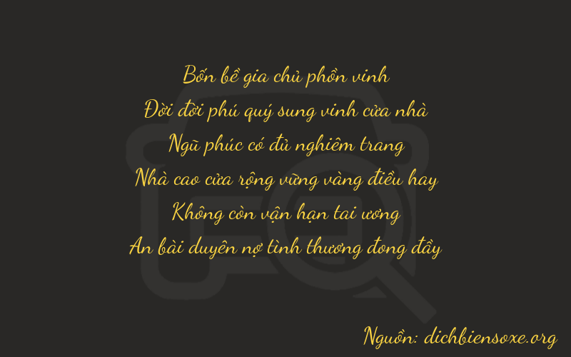 Thơ dịch biển số xe 41504