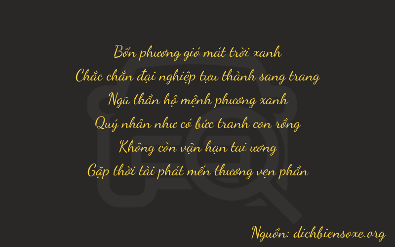 Thơ dịch biển số xe 41508
