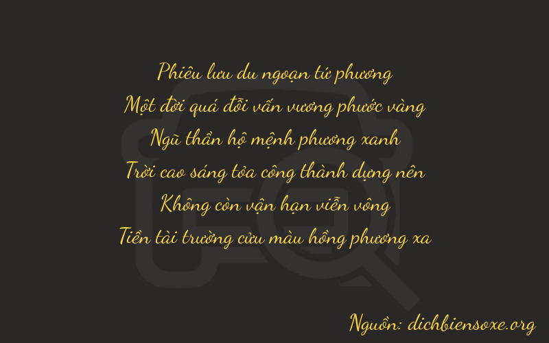Thơ dịch biển số xe 41509
