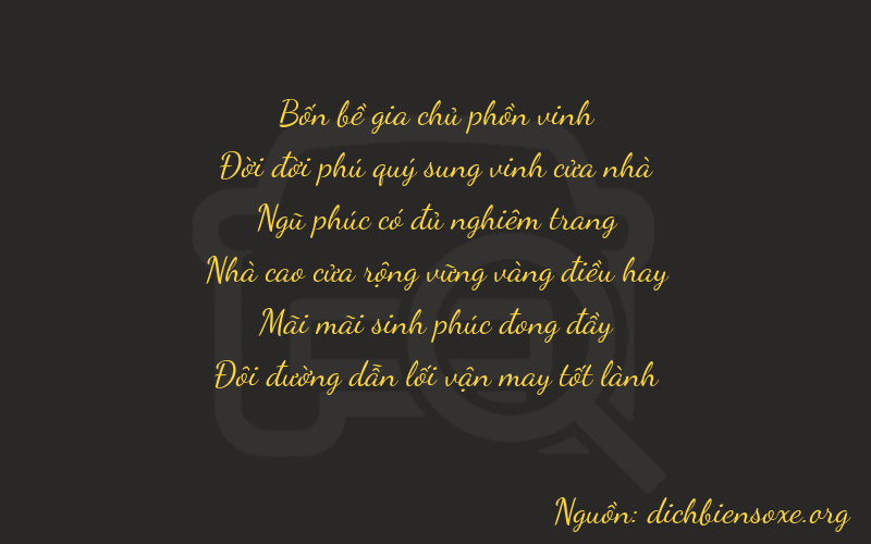 Thơ dịch biển số xe 41522