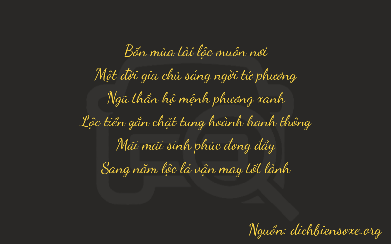 Thơ dịch biển số xe 41525