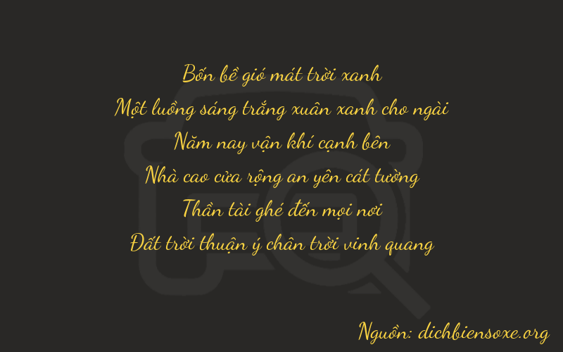Thơ dịch biển số xe 41568
