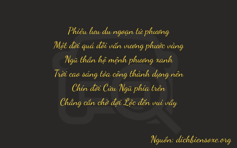 Thơ dịch biển số xe 41590