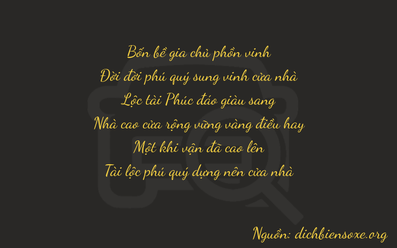 Thơ dịch biển số xe 41612
