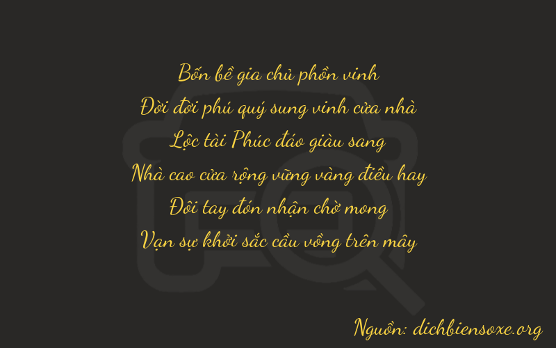 Thơ dịch biển số xe 41621
