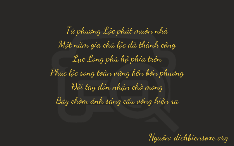 Thơ dịch biển số xe 41627