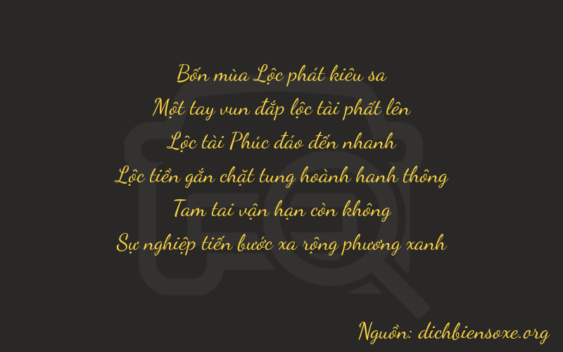 Thơ dịch biển số xe 41632