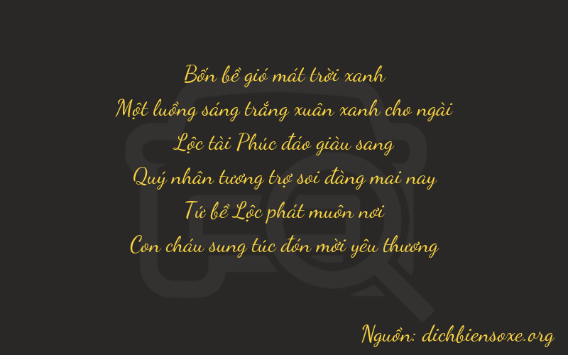 Thơ dịch biển số xe 41640