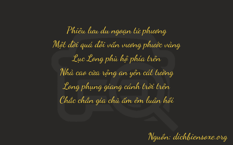 Thơ dịch biển số xe 41671