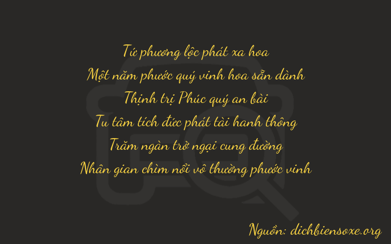 Thơ dịch biển số xe 41674