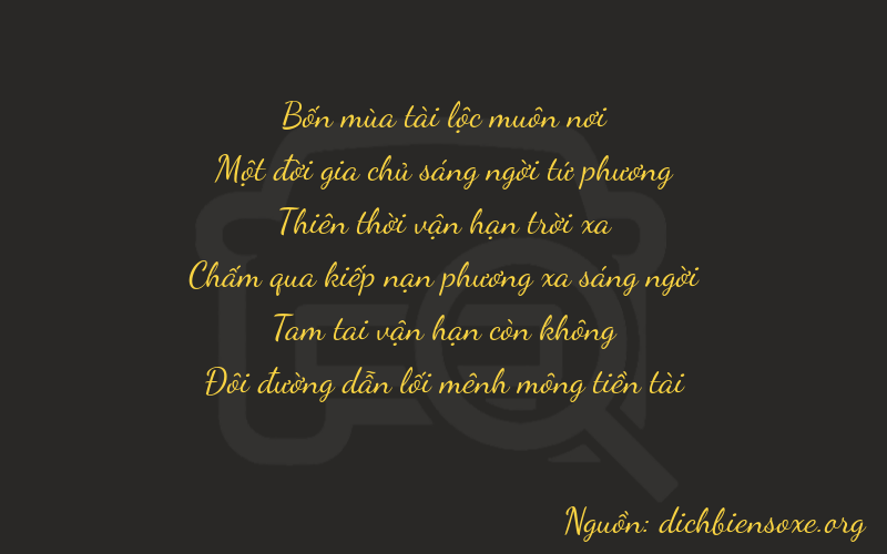 Thơ dịch biển số xe 41732