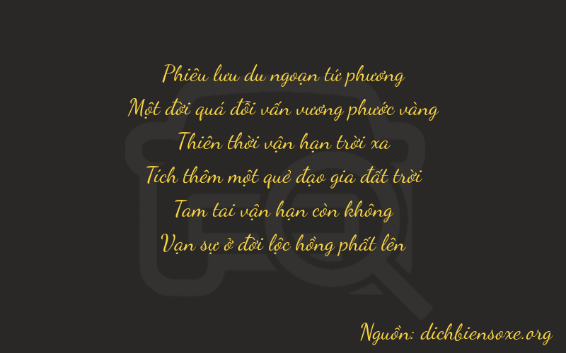 Thơ dịch biển số xe 41734