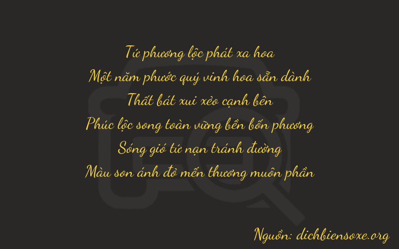 Thơ dịch biển số xe 41737