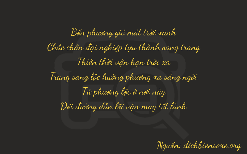 Thơ dịch biển số xe 41742