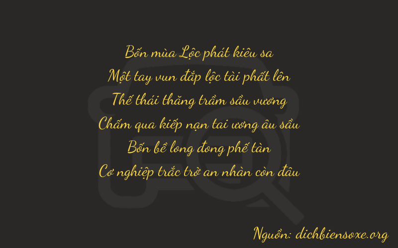 Thơ dịch biển số xe 41749