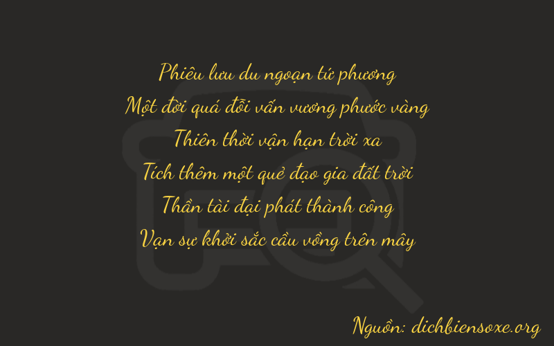 Thơ dịch biển số xe 41761