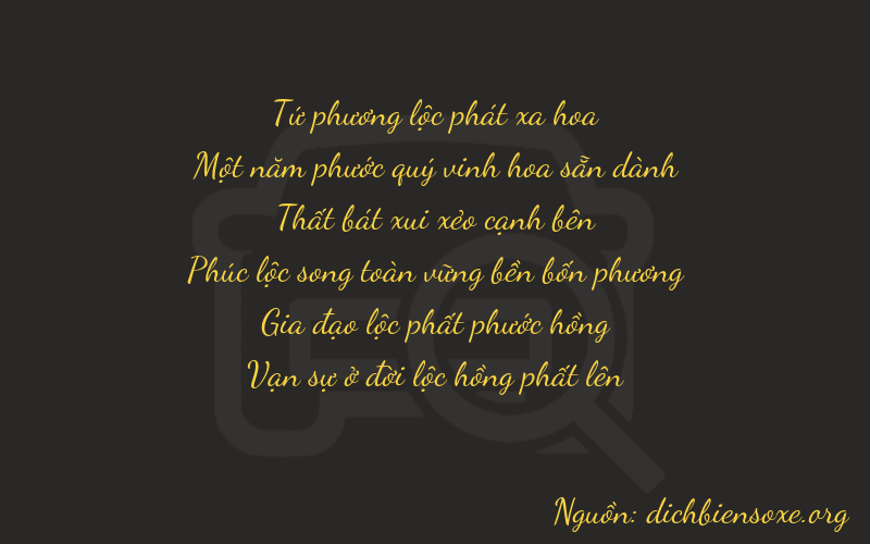 Thơ dịch biển số xe 41764