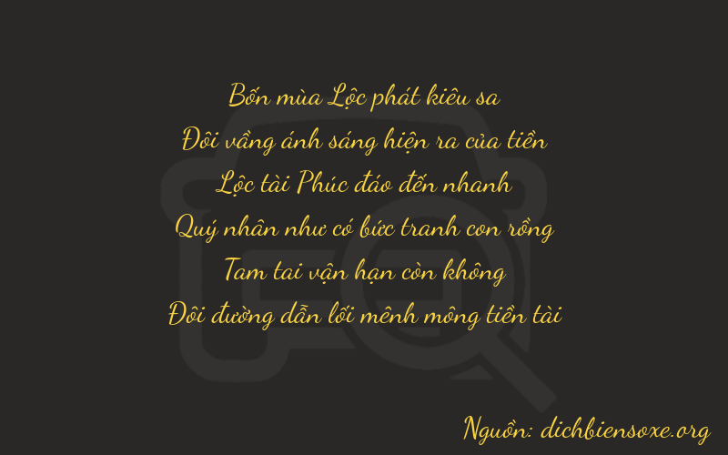 Thơ dịch biển số xe 42632