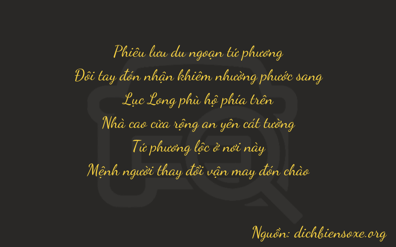 Thơ dịch biển số xe 42643